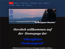 Tablet Screenshot of fischerjugend-oberpfalz.de